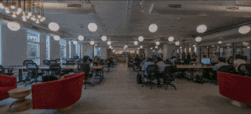 Hyperlapse sequence shot by DCAM for the Cowrks Corporate Video