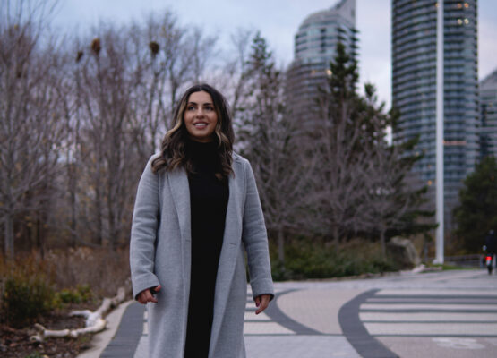 Casual Portrait Photograph of Elected Politician against the Toronto Skyline shot by DCAM Productions.